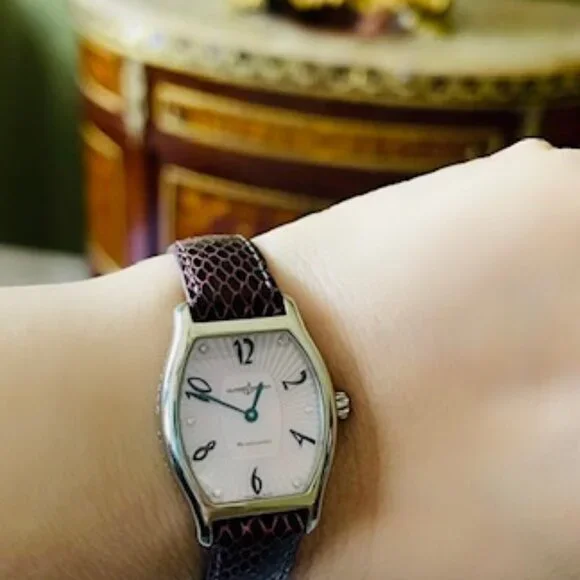 Rare Elegant Swiss Ulysse Nardin Michaelangelo Watch Diamond Dial - Picture 5 of 5